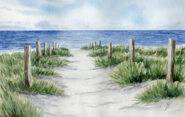 Brettchen Frühstücksbrettchen - Strandweg